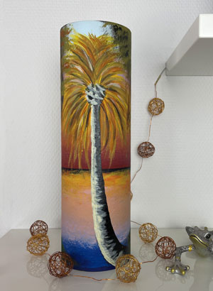 Zylin Deko-Röhre Das Dorf in Umgebung