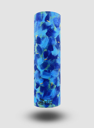 Zylin Dekorröhre Goldener Strich von vorne