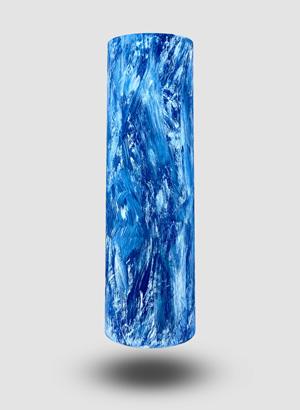 Zylin Design Röhre Wildes Blau von hinten