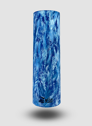 Zylin Design Röhre Wildes Blau von vorne