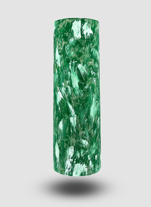 Zylin Designerröhre Wildes Grün von hinten