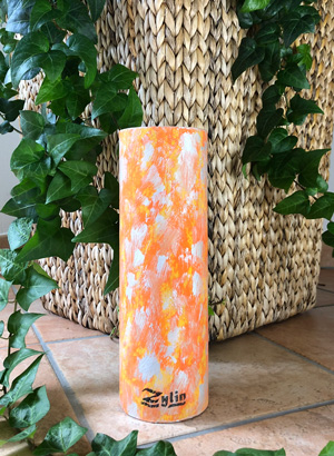 Zylin bemalte Papröhre Wildes Orange in Umgebung